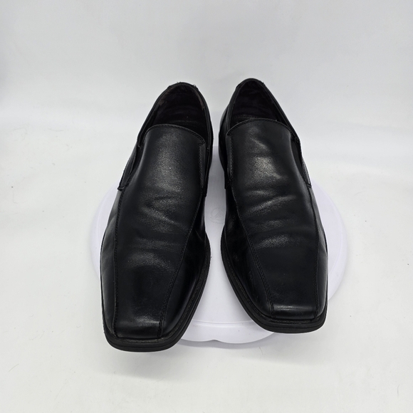 Enzo Feldini Dress Shoes Men’s 12 M Black Leather Shoes Slip On Loafer Dress main image 4